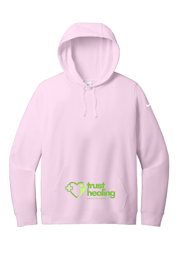 Trust Healing Healthcare pink hoodie